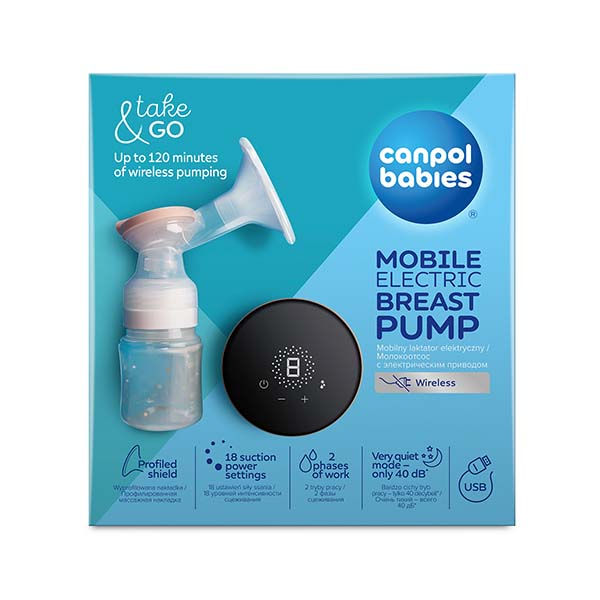 Canpol babies Pompa De San Electrică mobila Take&Go 12/211